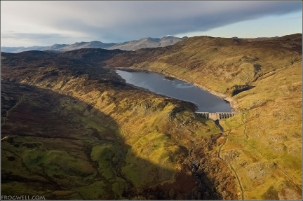 Loch Lednock from the air